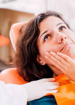 A woman with a cavity near West Newton