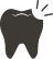 painful tooth icon