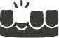 tooth floating on hand icon
