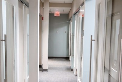 dental office hallway