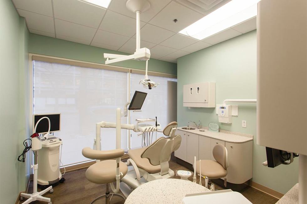 Dental exam room