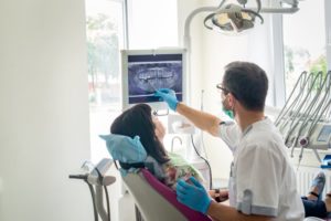dentist patient teeth x-ray